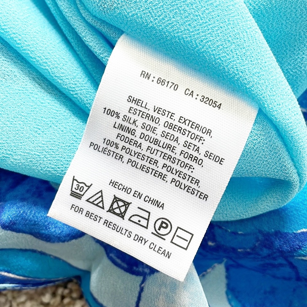 Arabella Blue Poppy Dress Peter Som For Made In Kind - Picture 9 of 16